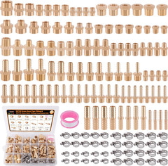 146Pcs Hose Pipe Fitting & Barb Fitting Kit, 56Pcs Hose Pipe Fitting & 50Pcs Bar