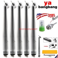 1/5Pc NSK Style Dental 45 Degree Surgical High Speed Handpiece Push Button 4Hole