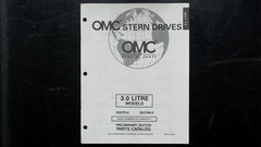 OMC Stern Drives 3.0 Litre Parts Catalog 302CPLK 302CMLK 1996