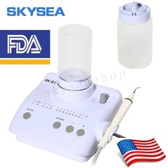 SK-E1 Dental Ultrasonic Scaler Compatible Cavitron EMS + 5*Tips + 2 Bottles Mh