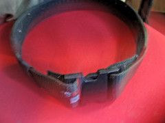 Duty Belt Black Ballistic Nylon Medium” NOS by DeSantis