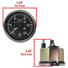 Caltric Tachometer Amp Oil Gauge For Massey Ferguson Industrial MF20 30 2135