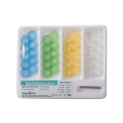 40Pc Dental Composite Finishing Polishing Discs Contouring Kit+Bush Mandrel[USA]