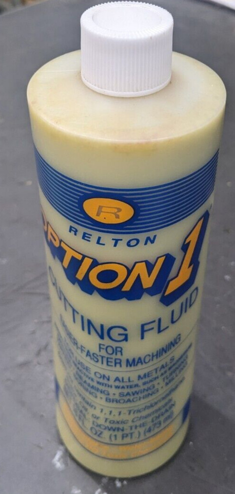 Relton Option 1 Cutting Fluid For Use On All Metals 16 Fl. Oz Safe Biodegradable