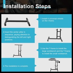 CNCEST Tattoo Workstation, Large Countertops Tattoo Mobile Workstation Stand,…