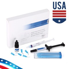 Dental Light Cure Orthodontic Adhesive Kit Paste Primer Acid Etching Gel CE