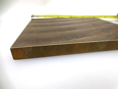 954 Aluminum Bronze Flat Plate Aprox. 3/8″ Thick x 4.1″ W x 4..7″ L
