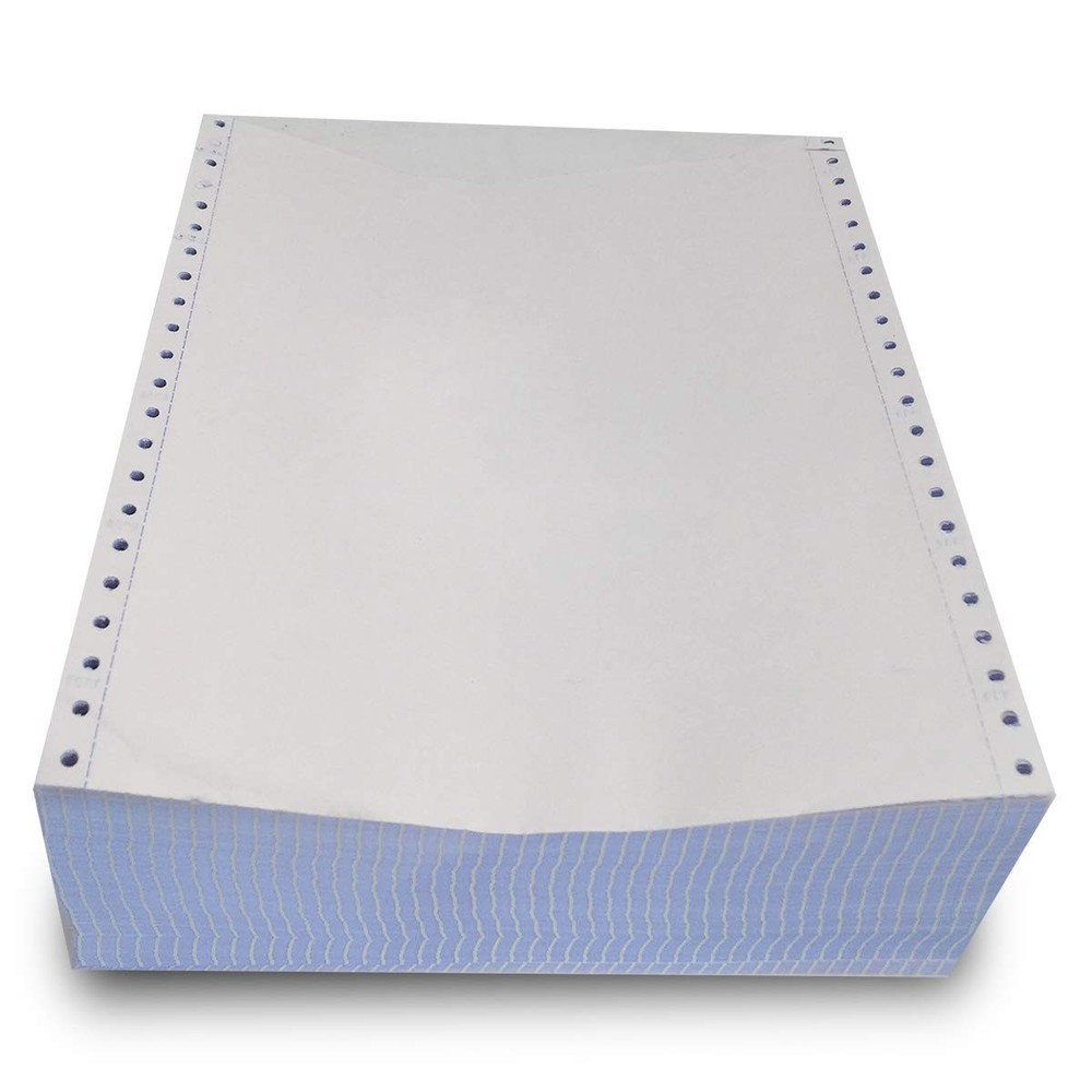 FirstZi Blank 9.5×11 Inches Continuous Feed Computer Paper 1 part, White