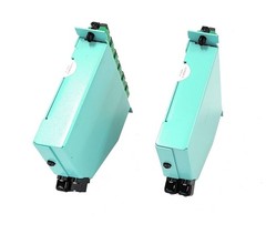 Lot 2 Tyco 1-1985096-2 MPO LC 12-Port 50/125 OM3 XG Fiber Cassette, Multi-Color