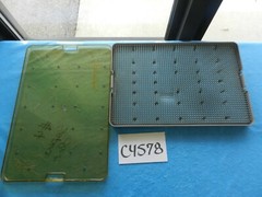 Walcott Surgical 15-1/2L X 10-1/2W X 1-1/4H Sterilization Case CASE ONLY!
