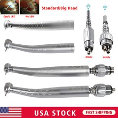 Dental High speed 4hole quick Coupler / LED Fiber Optic 6 pin Coupler Handpiece