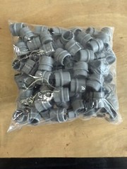 100 PCS – RC1 Plastic Push Snap-In Romex Connector