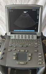 SonoSite M-Turbo Ultrasound System (2014) With 2 Transducer Probe & Rolling Car