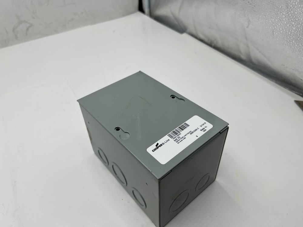 Cooper B-Line Systems 664 SC Screw Cover Junction Box 000F2300 C Gray