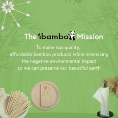 Ibambo Bamboo Everyday Napkins – 2-Ply, Compostable Dinner Napkins