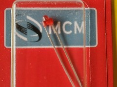 LED Red Light Bulb 1.8mm 2V 20mA 20° Angle 10 25 50 Count Emitting Diode