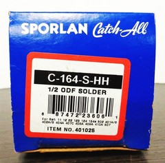 Sporlan 401025 Catch-All C-164-S-HH 1/2″ ODF Solder LIQUID line Drier-Filter