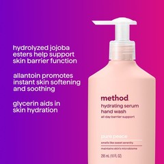 Method Hand Wash, Hydrating Serum, Pure Peace, 10 oz 10 Fl Oz (Pack of 1)