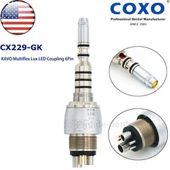 US COXO Dental High Speed Fiber Optic Air Turbine Handpiece fit Kavo Multiflex
