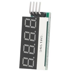 4 Digit 7 Segment Digital Tube Module LED Display Module I2C Interface DC