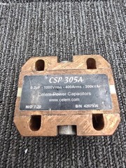 Celem CSP 305A Conduction-Cooled Capacitor, 0.2μF 1000 Vrms 400Arms 300kVAr