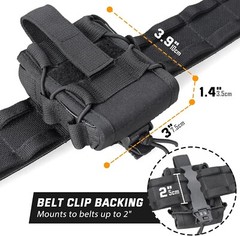Molle Handcuff Holster, Handcuff Pouch for Duty Belt, Handcuff Case Fit Asp H…