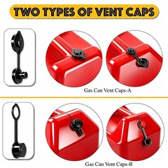 Black Gas Can Spout Replacement, 1/2/5/10 Gallon Gas Can Nozzle Kit, include …