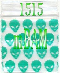 100 1515 LOT Apple Zip Baggies 1.5×1.5″ Mini Bags Dolphins Skulls Crosses+