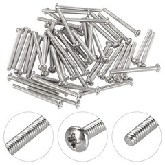 50 Pcs Extra Long Outlet Screws 6#-32 X 1-1/2 Inches for Wall Plates