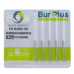 Wave Dental Surgical Bur Tungsten Carbide 25mm Taper Fissure Long FGOS FG SURG
