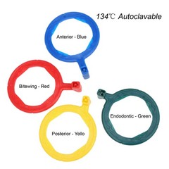 5 Set Dental Sensor Holder X-Ray Aiming Ring Positioning/Bitewing/Anterior/Endo