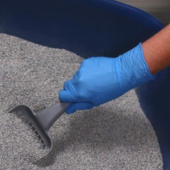 Blue Disposable Nitrile Examination Gloves Powder & Latex Free 3.5mil Size M-2XL