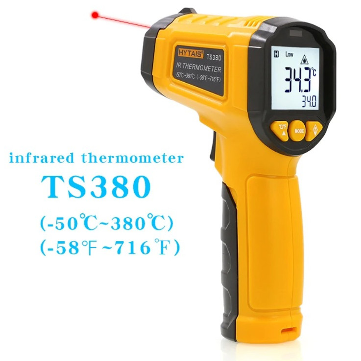 1pc TS380 Infrared Non-Contact Thermometer Handheld High-Precision Gauge – NEW