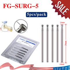 Dental Surgical Round Tungsten Carbide Bur FG-5 Burs For High Speed Handpiece
