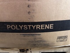 High Impact Polystyrene Plastic Pellets/Injection Molding/Extrusion Print. White
