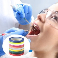 Dental Instruments Identification Tape Autoclavable 0.24″ 0.40″Width 10 Colors