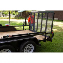 EZ Gate Tailgate Assist System for Open Landscape Trailers Ramp Lifts
