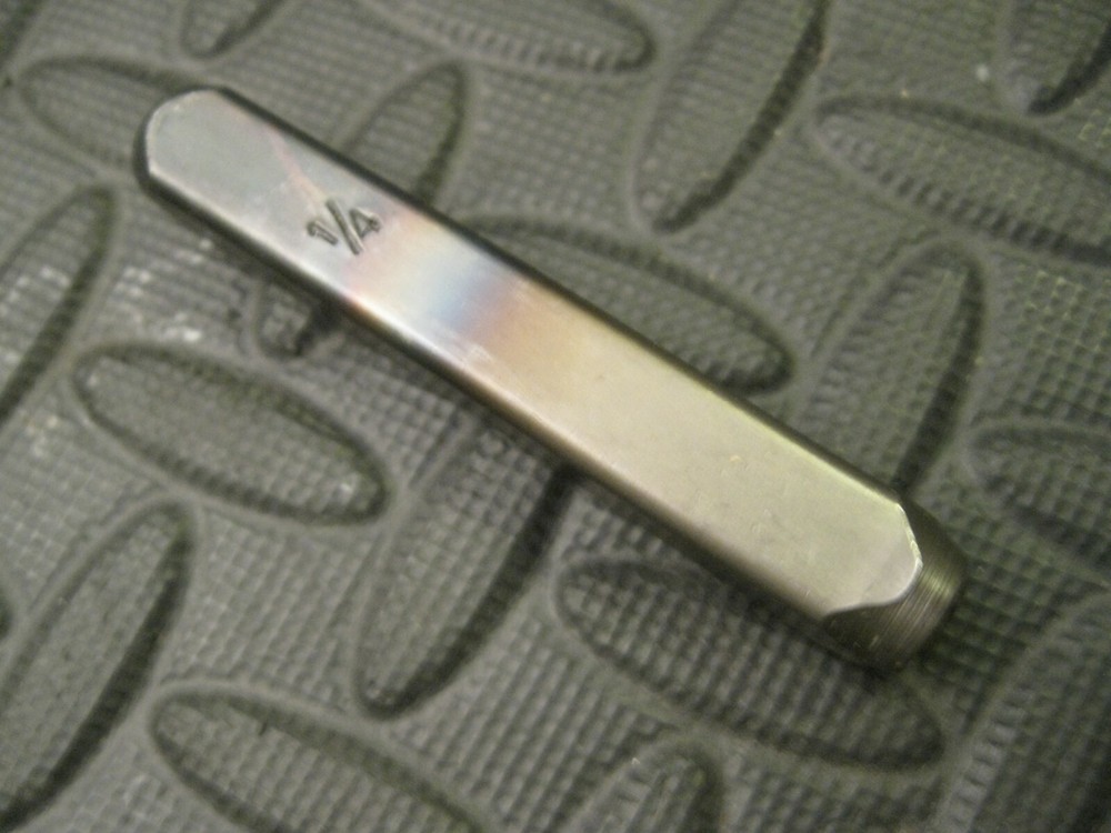 #4 Stamp 1/4″ Unknown Make