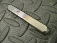 #4 Stamp 1/4″ Unknown Make