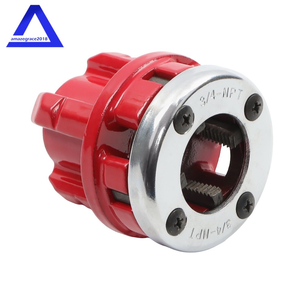 3/4Inch Ratchet Pipe Threader Dies Set Replacement Kit Not for Stainless Steel