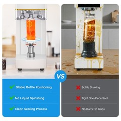 Commercial soda and coffee can sealing machines, automatic can sealing machines