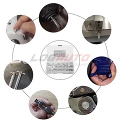 300pcs M2 M3 M4 Dowel Pin Cylindrical Pin Set Locating Pins Kit Stainless Steel