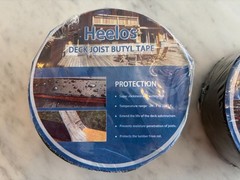 Heelos Butyl Joist Tape for Decking 2”×50′ Trex