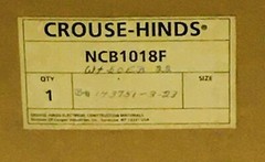 CROUSE HINDS NCB1018F-WT50EB22 50 AMP NCB SERIES CIRCUIT BREAKER ENCLOSURE !NEW!