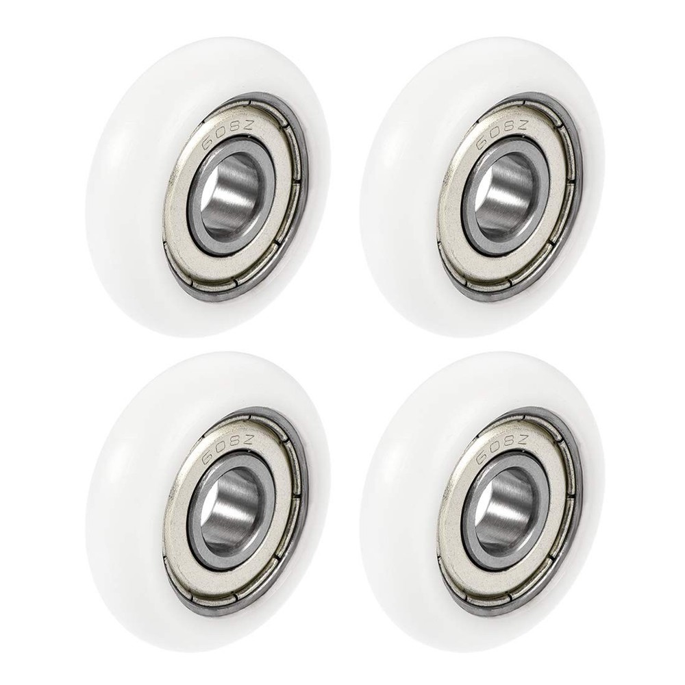 uxcell Ball Bearing Guide Pulley Roller Round Wheel 8x30x8.5mm Double Metal…