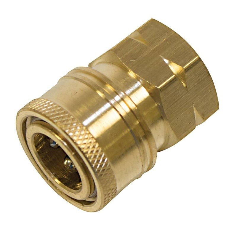 UNIVERSAL QUICK COUPLER SOCKET 3 8 FEMALE BRASS 4000PSI STENS 758-930