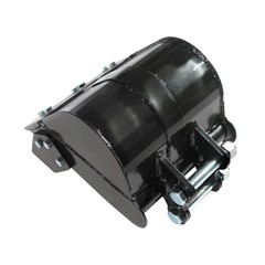 Mini Excavator Digging 11.8in Bucket Attachments for Mini Excavator 300mm Trench