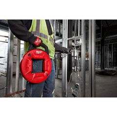 Milwaukee Tool 48-22-4195 100′ Polyester Fish Tape W/ Flexible Metal Leader