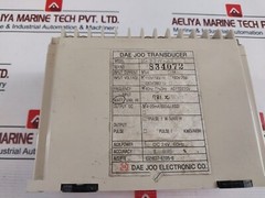 DAE JOO DT-33W-A1 TRANSDUCER 110V-220V 50-60HZ 4-20MA DC 24 V