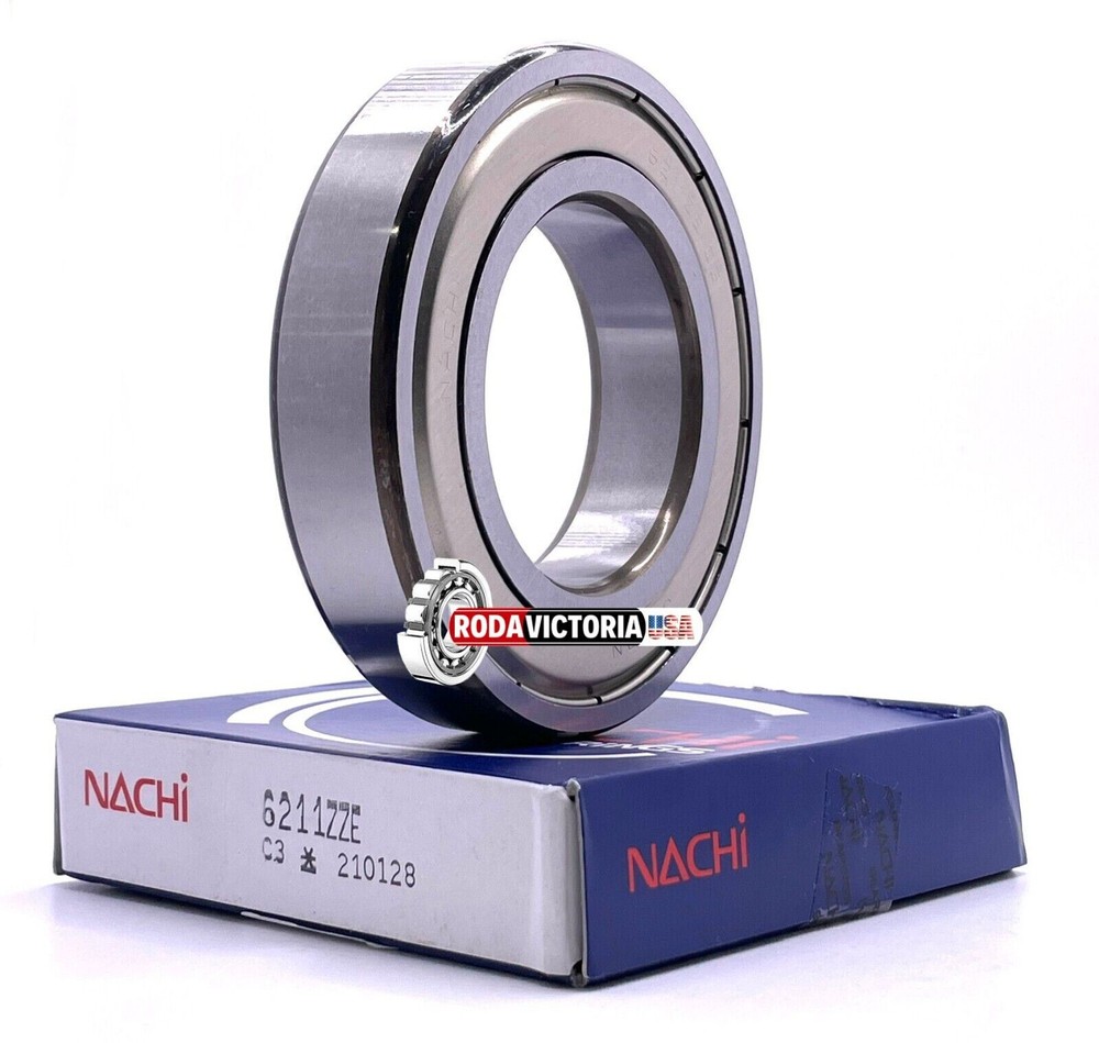 NACHI 6211ZZ Bearing 55x100x21 Made in Japan 6211-ZZ SAME DAY SHIPPING